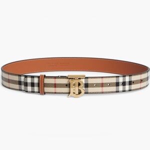 Authentic Burberry Reversible Belt NWT & Dust Bag Size S